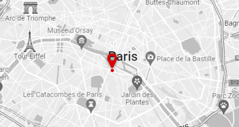 carte Hotel Paris Saint Germain